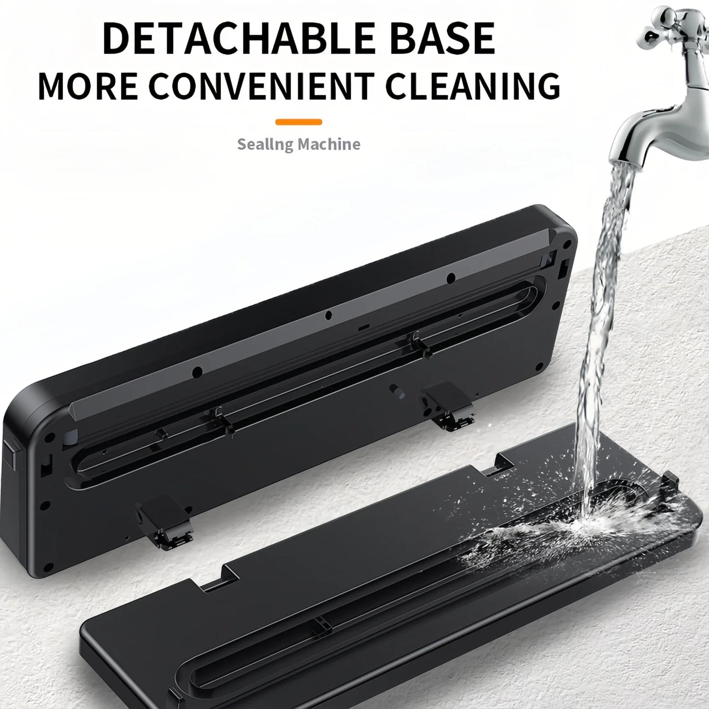 Food Sealer Vacuum ,Sealer Machine 80KPA Food Saver Sealer, Moist & Dry Mode, NTC Overheat Protect