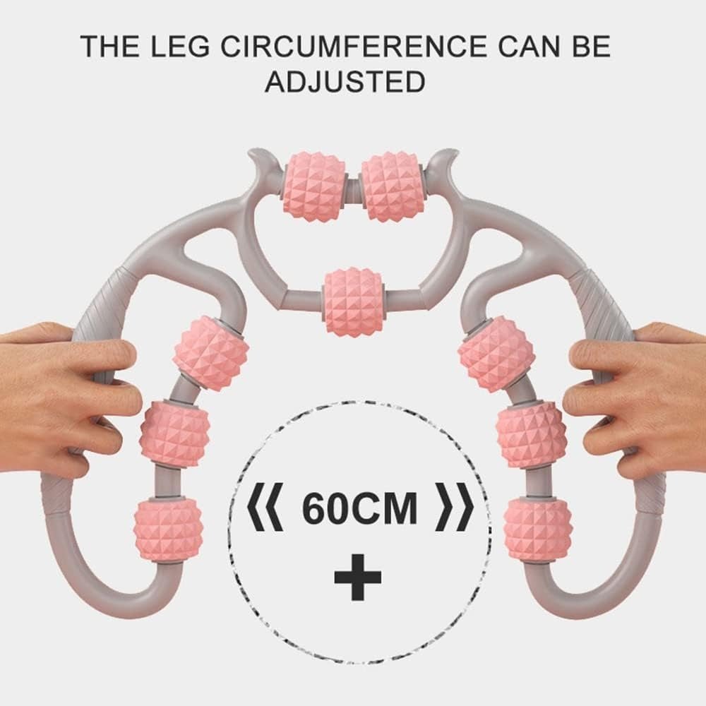 "9 - Wheel Roller Muscle Relaxation Tool – Deep Tissue Massage & Pain Relief for Legs, Back & Body | Handheld Myofascial Massage Roller by Relux.Store" - RELUX.STORE