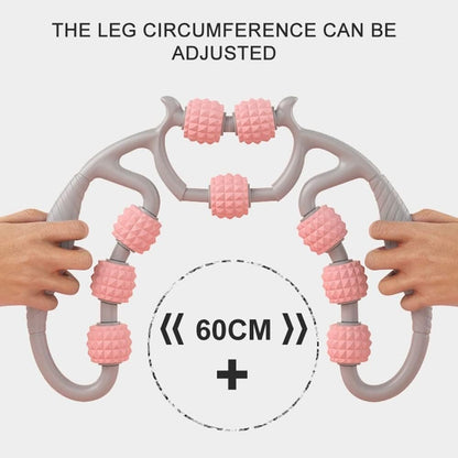 "9 - Wheel Roller Muscle Relaxation Tool – Deep Tissue Massage & Pain Relief for Legs, Back & Body | Handheld Myofascial Massage Roller by Relux.Store" - RELUX.STORE