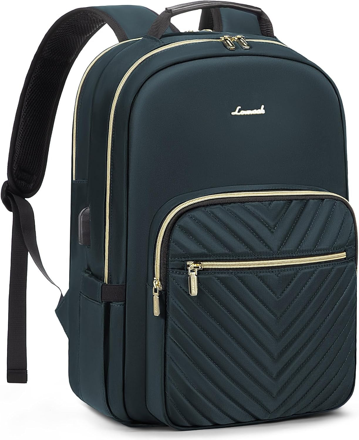 Laptop Backpack for Women 15.6 Inch,Cute Womens Travel Backpack Purse,Professional Laptop Computer Bag,Waterproof Work Business College Teacher Bags Carry on Backpack with USB Port,Mint Green