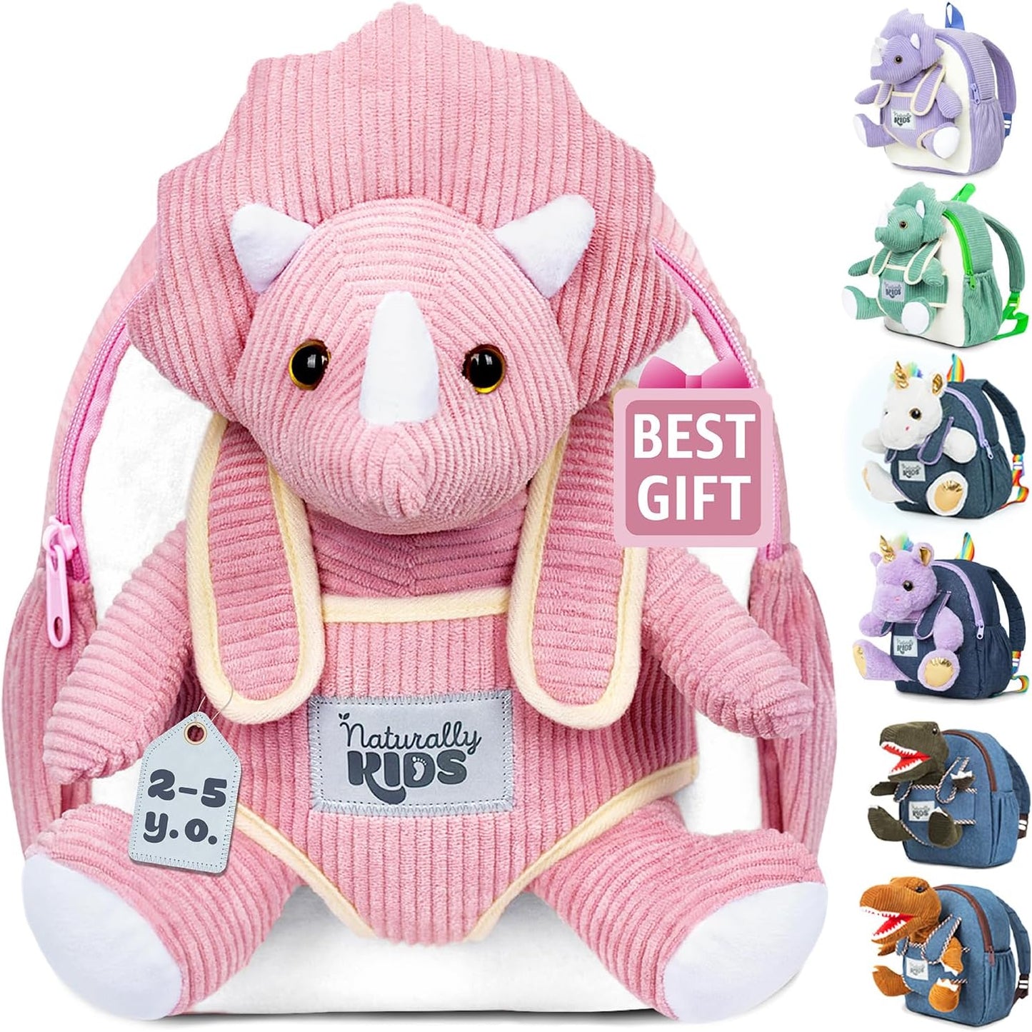 Wolf Backpack, Wolf Toys for Kids 3-5, Toddler Husky Stuffed Animal Gifts for 2 3 4 5 Year Old Girl Boy