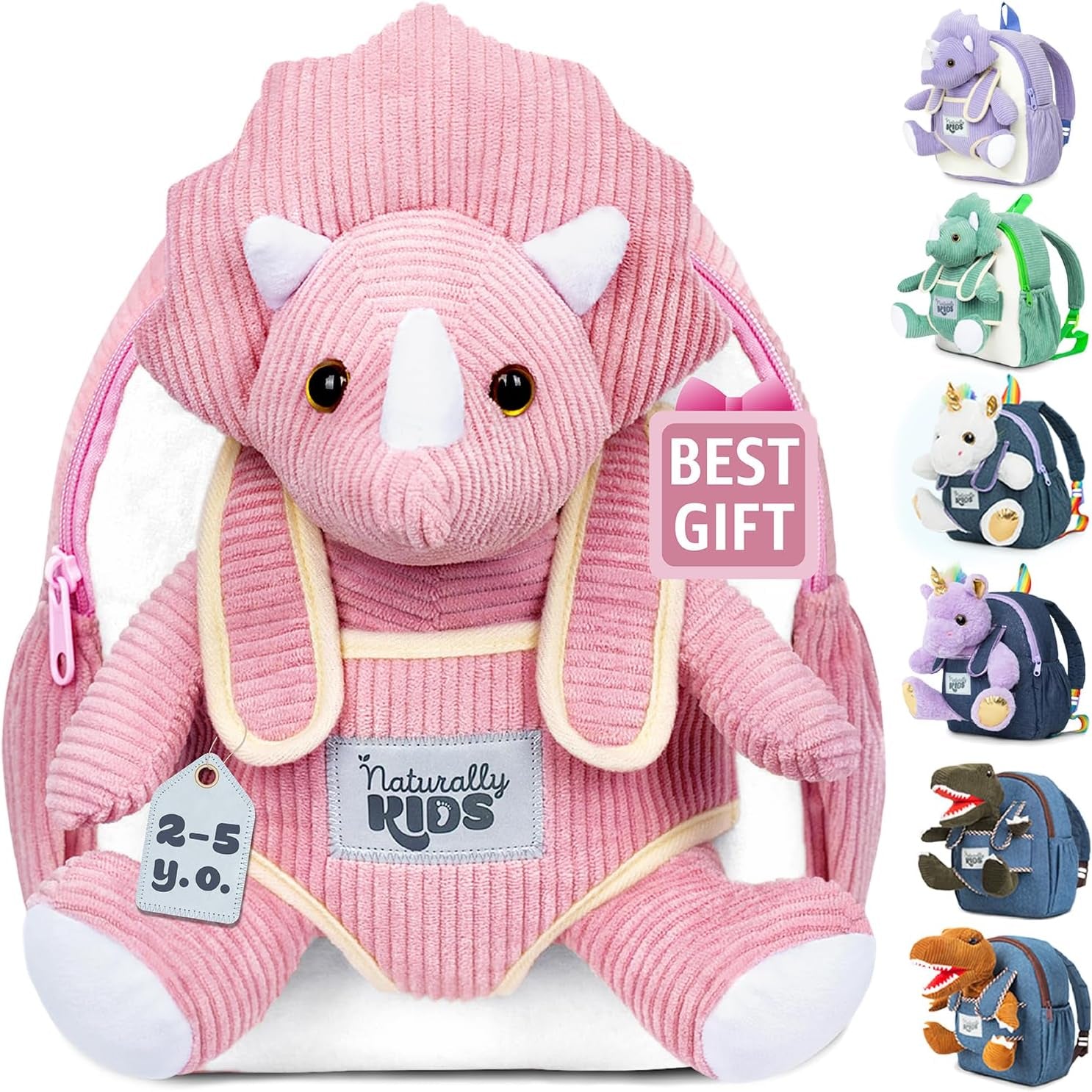 Wolf Backpack, Wolf Toys for Kids 3-5, Toddler Husky Stuffed Animal Gifts for 2 3 4 5 Year Old Girl Boy