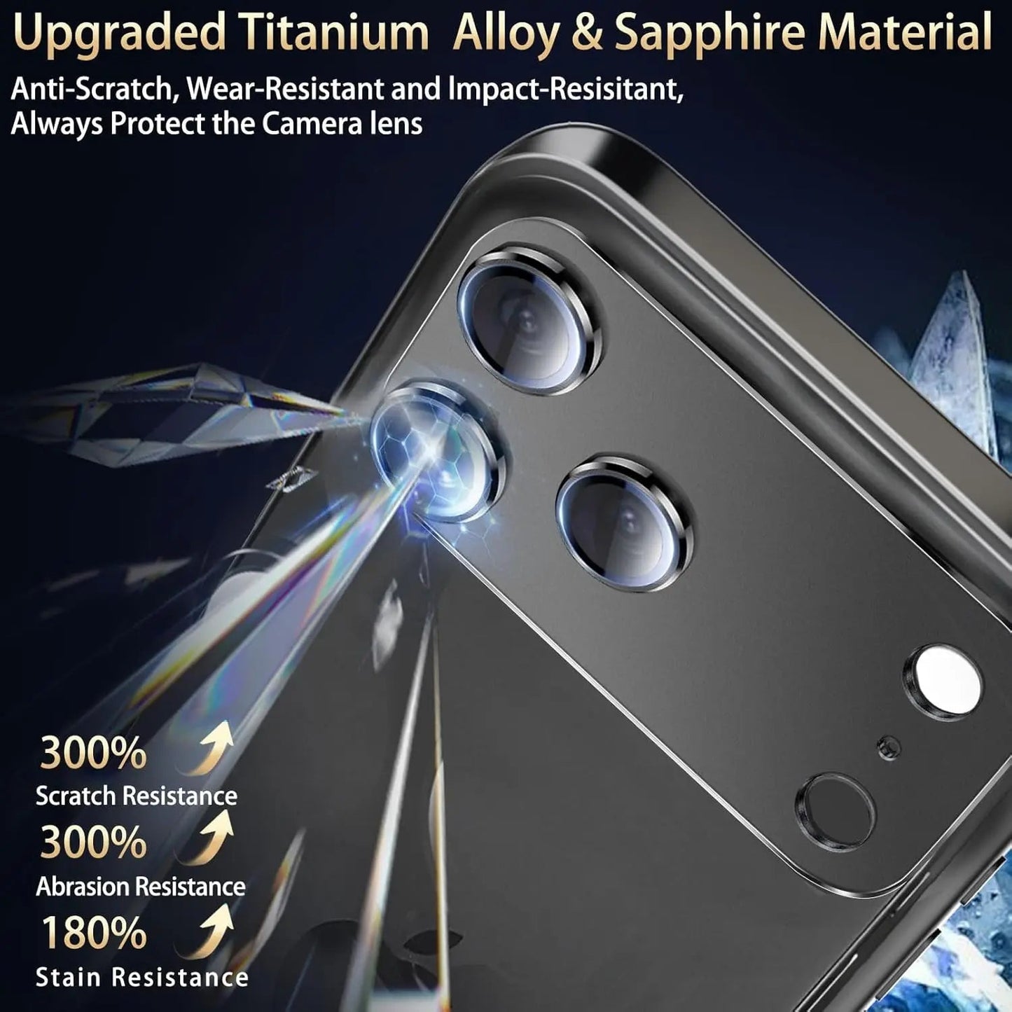 📸 9H+ Tempered Glass Camera Lens Protector for iPhone 17 Pro Max / 17 Air – Full Metal Cover with Strong Adsorption ✨ - RELUX.STORE
