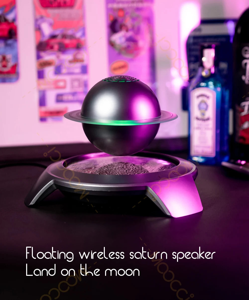 Soundbar Deep Bass Surround Sound Speaker Wireless Mini Music Player Magnetic Floating BT Speaker for Home Desktop Office