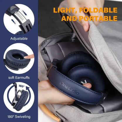 Oneodio Wired Headphones Professional Studio DJ Headphone With Microphone Over Ear Hi-Res Headset Monitoring For Music Phone RELUX.STORE