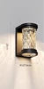 Outdoor Waterproof LED Wall Lamp for Villa Courtyard Doorway Pillar Balcony-Solar Powered Cylinder Shape Polycarbonate Diffuser