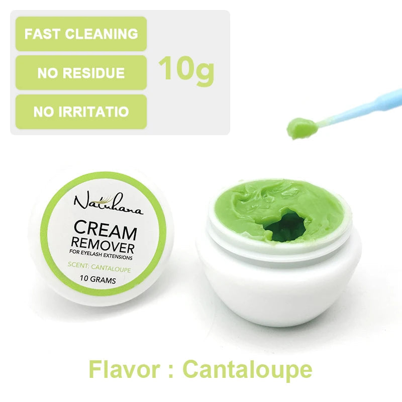 NATUHANA Eyelash Glue Remover Quick Unloading Adhesive Professional Cream Remover for Eyeslashes de pestaña Makeup Tools RELUX.STORE