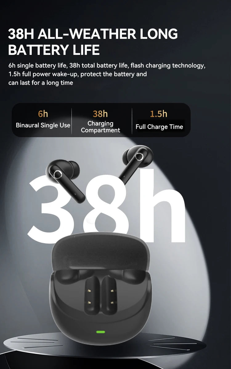 VALDUS 2025 New One-Key Noise Cancelling VTS-200 In-Ear Headphones TWS BT 5.4 Chip All-Day Long Battery Life Wireless Earphones RELUX.STORE