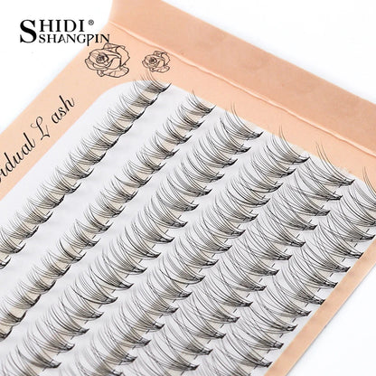 6 Rows 120 Bundles Eyelash Extension Natural Russian Volume Faux Cils Eyelashes Individual 10/20/30D Cluster False Lashes Makeup RELUX.STORE