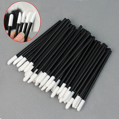 Wholesale 50/1000pcs Lip Brushes Applicators Eyelashes Brush Lipstick Brush Lip Gloss Applicator Wands Makeup Beauty Tool RELUX.STORE