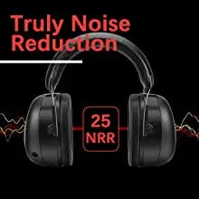 ZOHAN Electronic Headphone 5.0 Bluetooth Earmuffs Hearing Protection Headphones for Music Safety Noise Reduction Charging RELUX.STORE