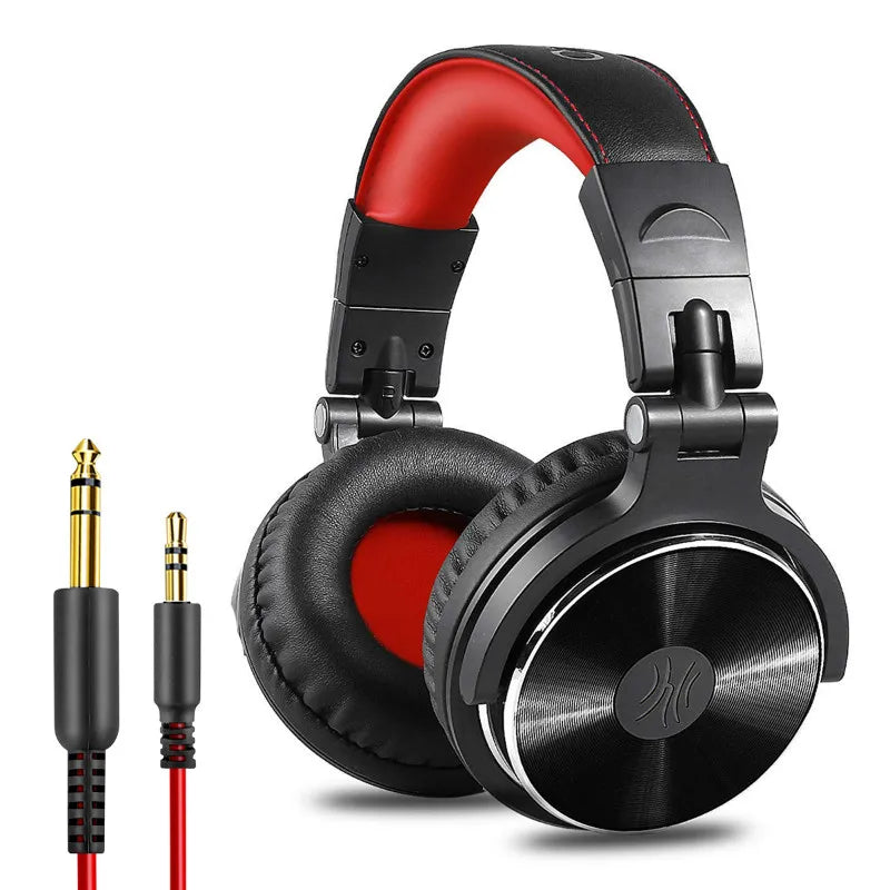 Oneodio Wired Headphones Professional Studio DJ Headphone With Microphone Over Ear Hi-Res Headset Monitoring For Music Phone RELUX.STORE