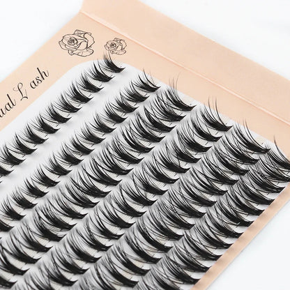 6 Rows 120 Bundles Eyelash Extension Natural Russian Volume Faux Cils Eyelashes Individual 10/20/30D Cluster False Lashes Makeup RELUX.STORE