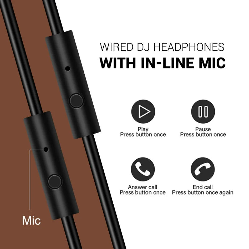 Oneodio Wired Headphones Professional Studio DJ Headphone With Microphone Over Ear Hi-Res Headset Monitoring For Music Phone RELUX.STORE
