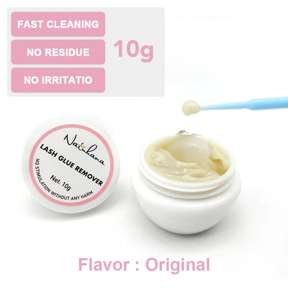 NATUHANA Eyelash Glue Remover Quick Unloading Adhesive Professional Cream Remover for Eyeslashes de pestaña Makeup Tools RELUX.STORE