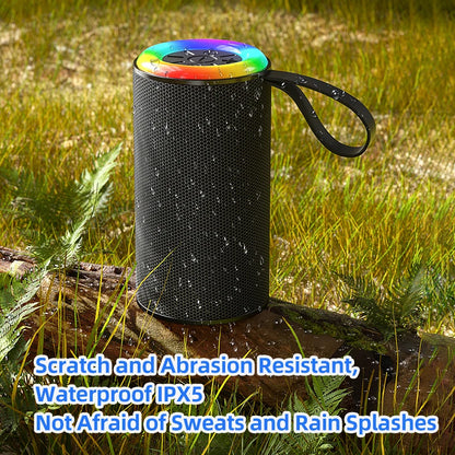High Quality Portable Wireless RGB LED Subwoofer Speakers Outdoor Use Mini Bluetooth Speaker