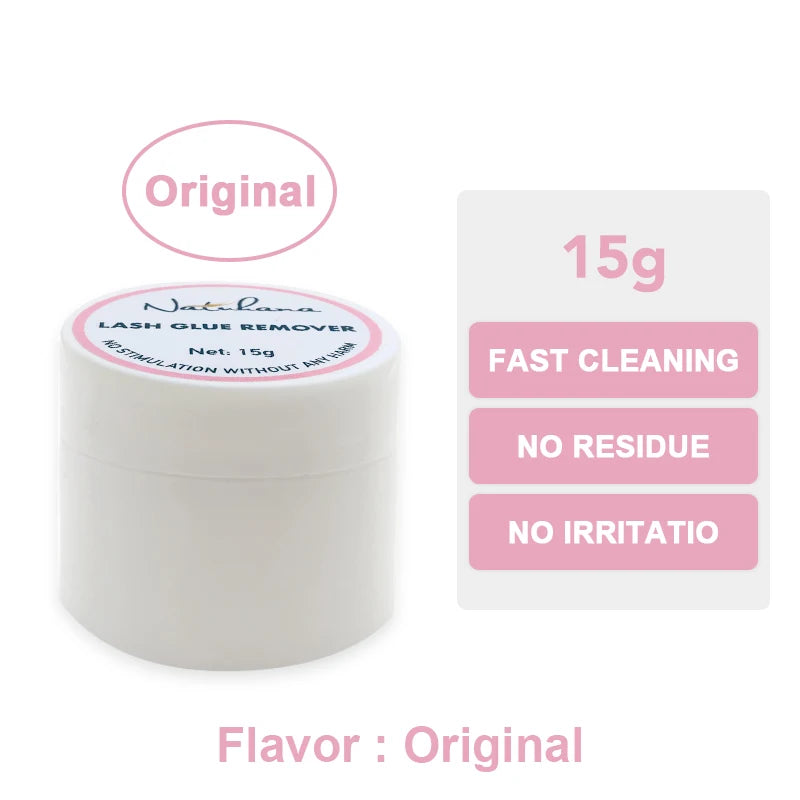 NATUHANA Eyelash Glue Remover Quick Unloading Adhesive Professional Cream Remover for Eyeslashes de pestaña Makeup Tools RELUX.STORE