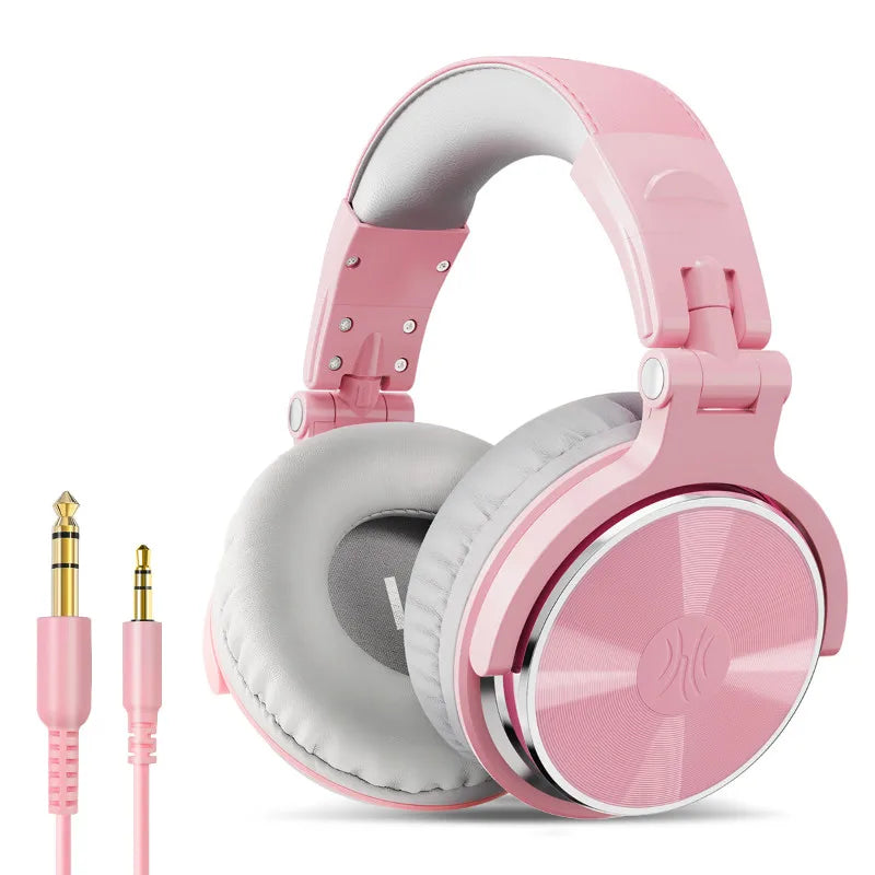 Oneodio Wired Headphones Professional Studio DJ Headphone With Microphone Over Ear Hi-Res Headset Monitoring For Music Phone RELUX.STORE