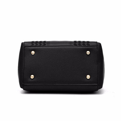 Embroidery Messenger Bags Women Leather Handbags Bags for Women Sac a Main Ladies hair ball Hand Bag RELUX.STORE