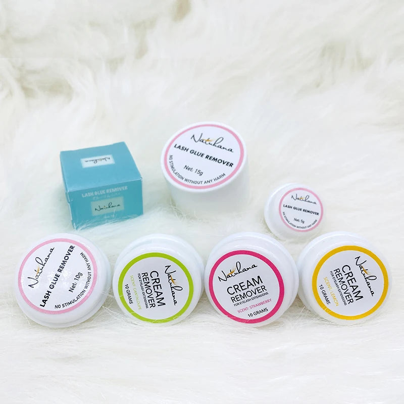 NATUHANA Eyelash Glue Remover Quick Unloading Adhesive Professional Cream Remover for Eyeslashes de pestaña Makeup Tools RELUX.STORE