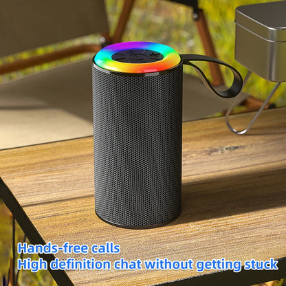 High Quality Portable Wireless RGB LED Subwoofer Speakers Outdoor Use Mini Bluetooth Speaker