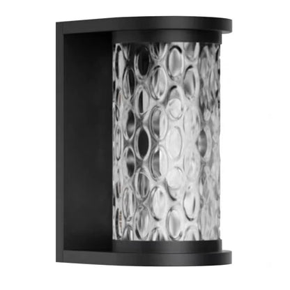 Outdoor Waterproof LED Wall Lamp for Villa Courtyard Doorway Pillar Balcony-Solar Powered Cylinder Shape Polycarbonate Diffuser