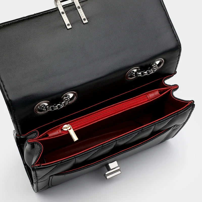 Luxury Designer Shoulder Bag Handbag Women Leather Chain Crossbody Bags For Women's Handbags Messenger Female Clutch Bags RELUX.STORE