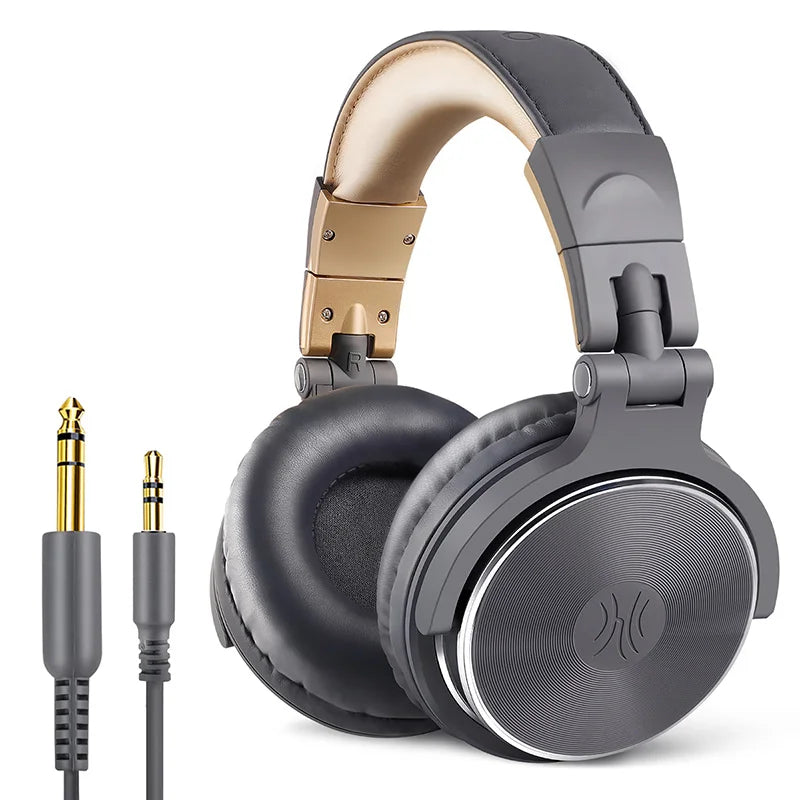 Oneodio Wired Headphones Professional Studio DJ Headphone With Microphone Over Ear Hi-Res Headset Monitoring For Music Phone RELUX.STORE