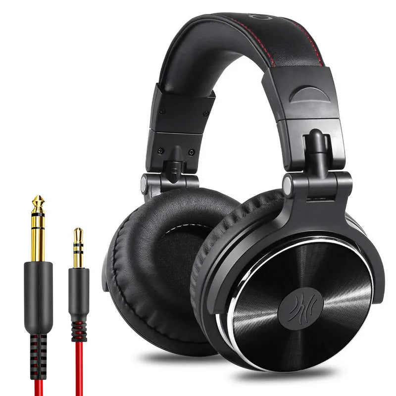Oneodio Wired Headphones Professional Studio DJ Headphone With Microphone Over Ear Hi-Res Headset Monitoring For Music Phone RELUX.STORE