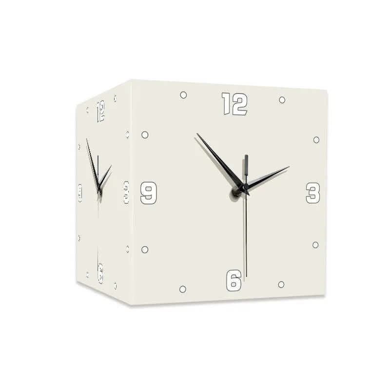 Modern Double-Sided White Whale Acrylic Wall Clock Unique Silent Running Needle Electric Backlight Digital Installation Artistic