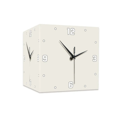 Modern Double-Sided White Whale Acrylic Wall Clock Unique Silent Running Needle Electric Backlight Digital Installation Artistic