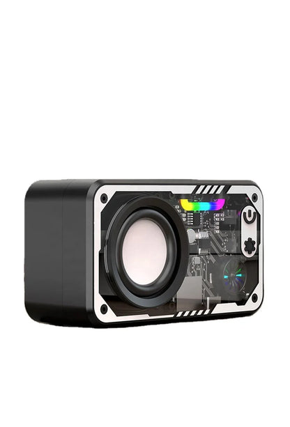 V1 Portable Wireless Speaker Blue Tooth Speaker  with High Fidelity 3D Surround Sound LED Lights Small Subwoofer-for Outdoor Use