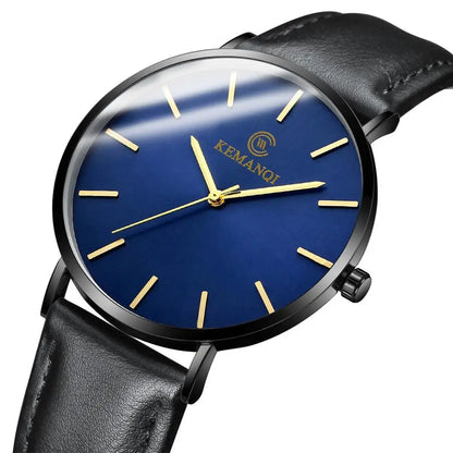 2025 Luxury Business Men Watches Men Gold Watch Ultra Thin Mens Watches Leather Quartz Watch Man Wristwatch horloge mannen