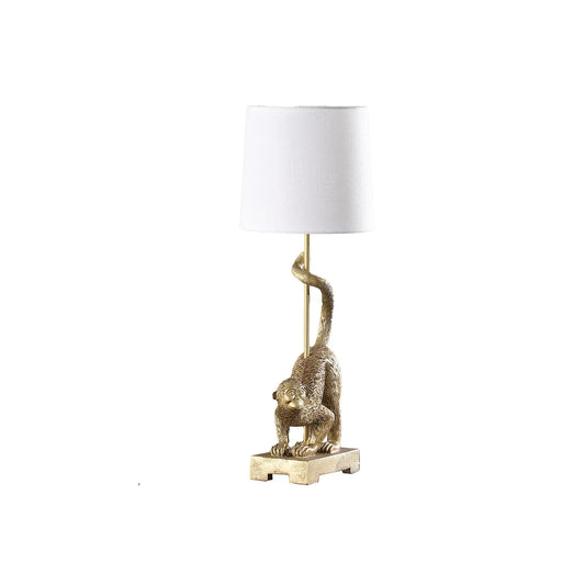 DB 24\" Old World Gold Capuchin Monkey Polyresin Table Lamp Wildlife-Inspired Design RELUX.STORE