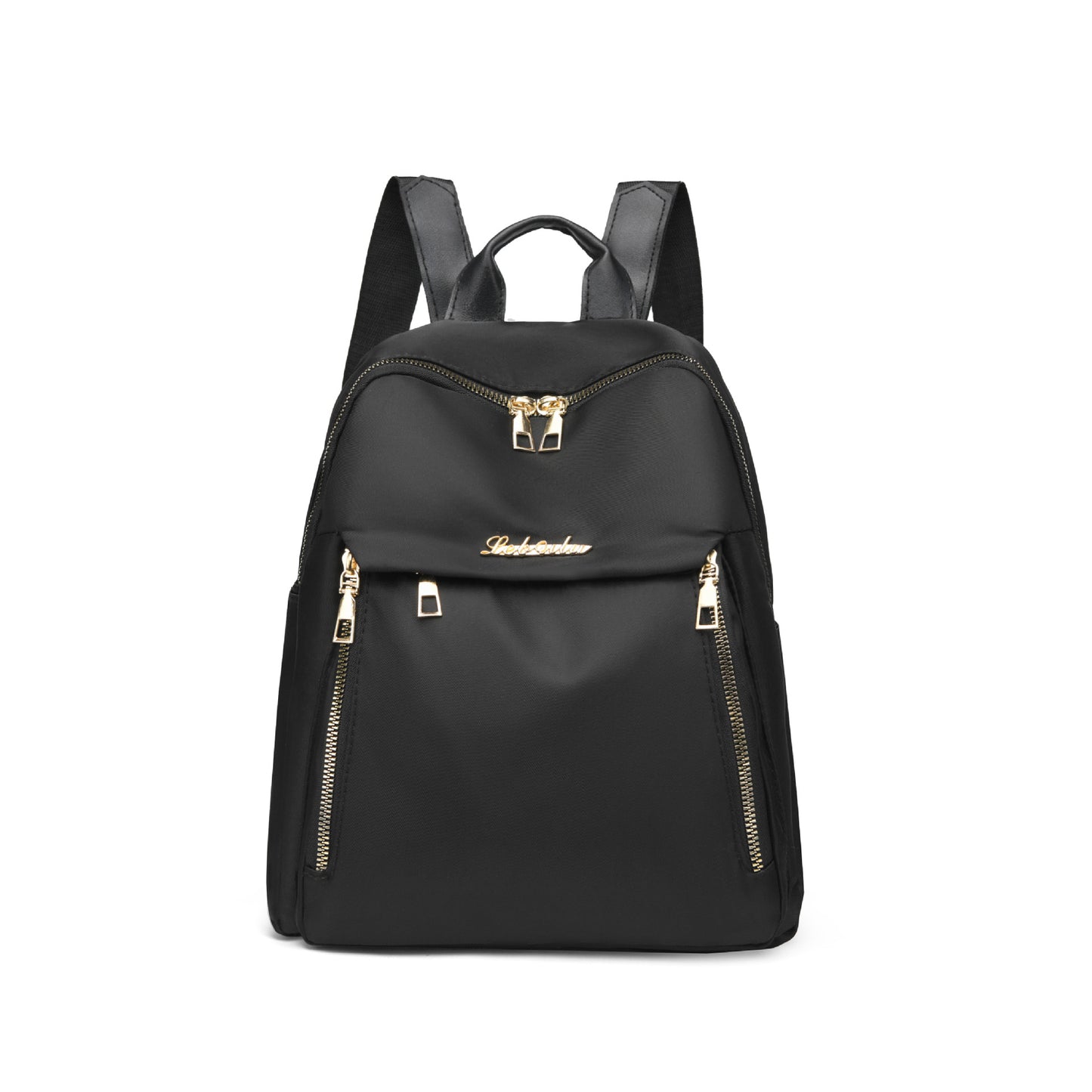 Simple Pu Black Large Capacity Backpacks Women Travel Bag Solid Harajuku Student Schoolbag Backpack Unisex Bags High Street