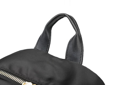 Simple Pu Black Large Capacity Backpacks Women Travel Bag Solid Harajuku Student Schoolbag Backpack Unisex Bags High Street