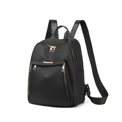 Simple Pu Black Large Capacity Backpacks Women Travel Bag Solid Harajuku Student Schoolbag Backpack Unisex Bags High Street