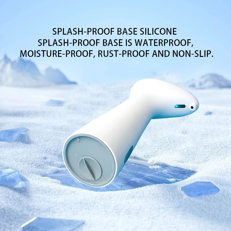 Automatic Sensor Soap Dispenser White High Quality Abs Waterproof Hand Soap Sensor Bathroom Smart Wash Handpiece