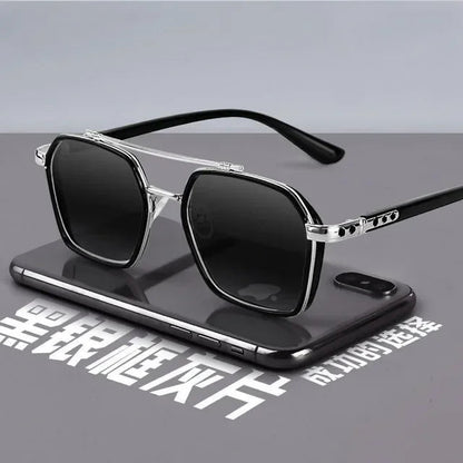 Trendy Sunglasses for Men Professional Day Night Driver Sun Glasses Male Fashion Vintage Eyewear Shades UV400 Protection RELUX.STORE