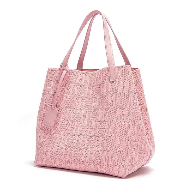 CH Ladies Shoulder Bag Fashion Classic New Pure Color Outer Pocket Ladies Handbag High Quality Craft Large Capacity Handbag RELUX.STORE
