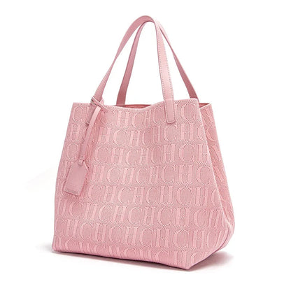 CH Ladies Shoulder Bag Fashion Classic New Pure Color Outer Pocket Ladies Handbag High Quality Craft Large Capacity Handbag RELUX.STORE