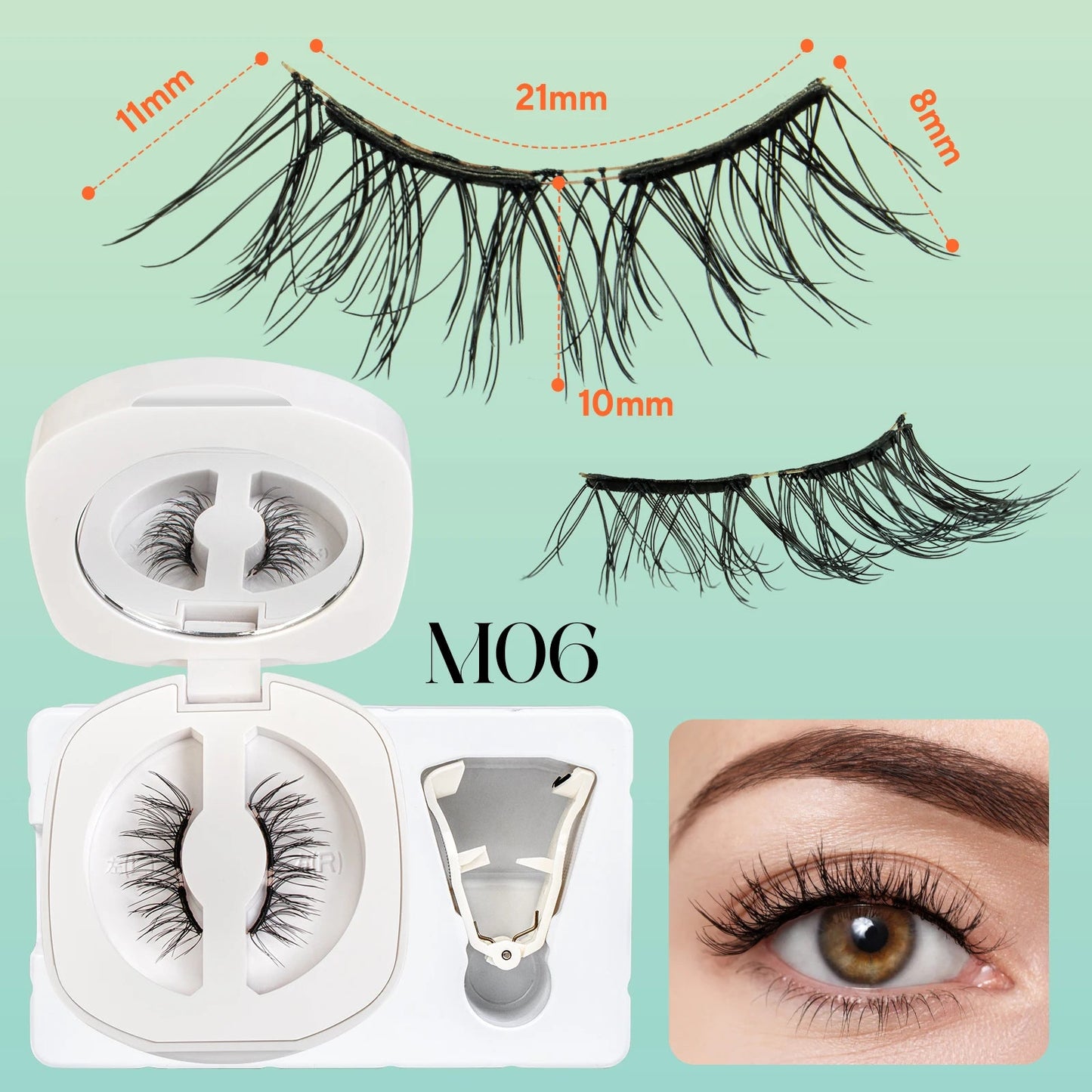VYRILA Soft Magnetic Eyelashes No Glue Needed Reusable Natural Look 3D Lashes Easy Apply Soft Magnetic Lashes Kit for Eye Makeup RELUX.STORE