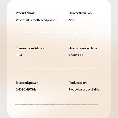 P9 Wireless Bluetooth Headset Outdoor Sports Gaming Wireless Headphones with Mic Noise Cancelling Earbuds Bluetooth Earphones RELUX.STORE