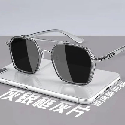 Trendy Sunglasses for Men Professional Day Night Driver Sun Glasses Male Fashion Vintage Eyewear Shades UV400 Protection RELUX.STORE