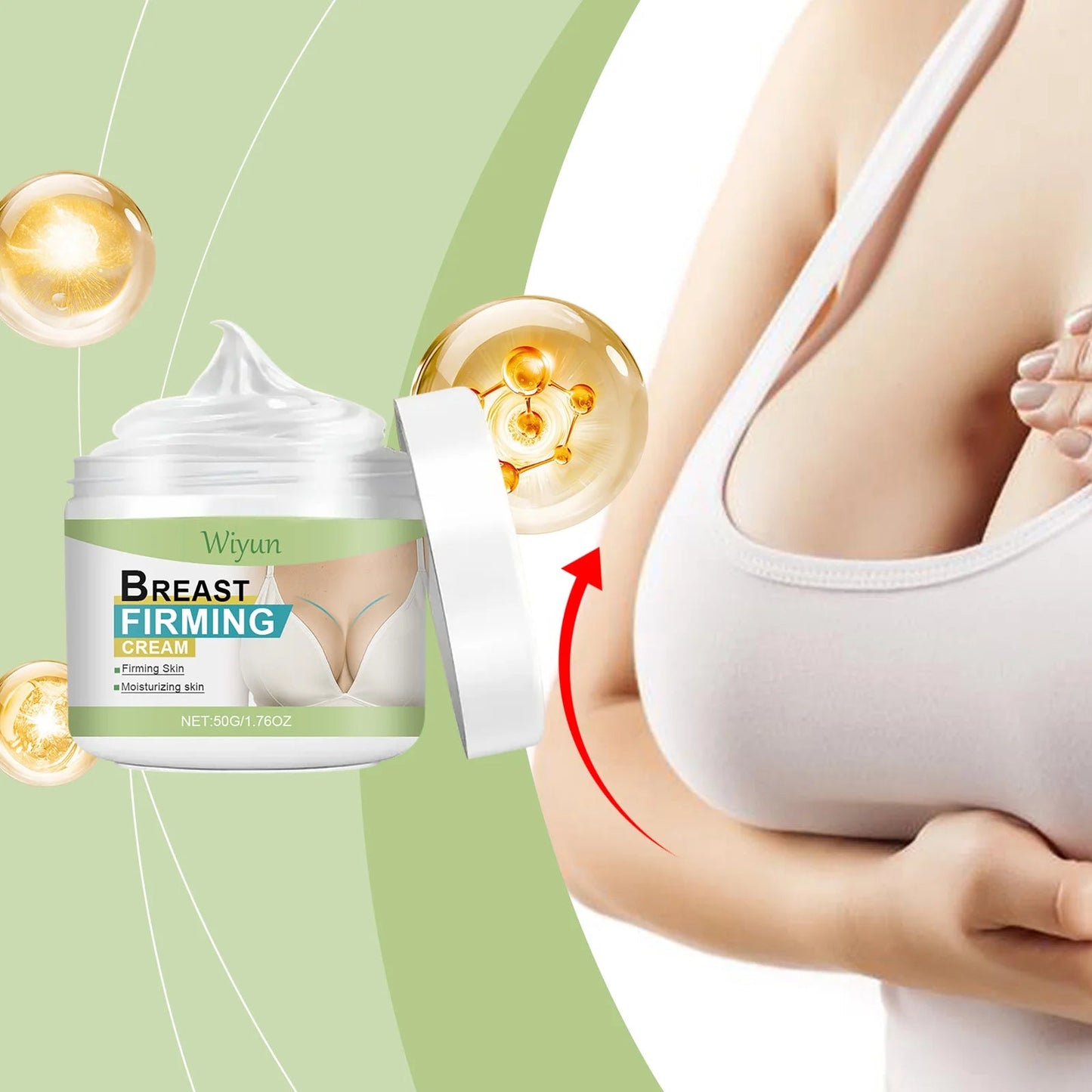 Breast Firming Cream Lifting Tightening Moisturizing Anti-Sagging Improves Elasticity Fast Absorbing for Women's Bust Care RELUX.STORE
