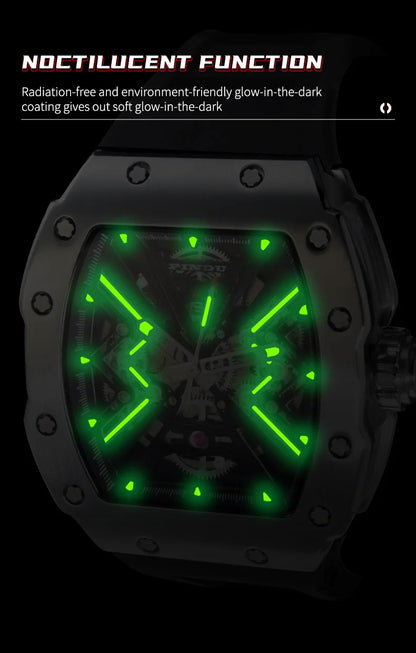 PINDU New Men Watch 50 Meter Waterproof Stainless Steel Case Luminous Sapphire mirror Dial Fashionable Men Mechanical Watch