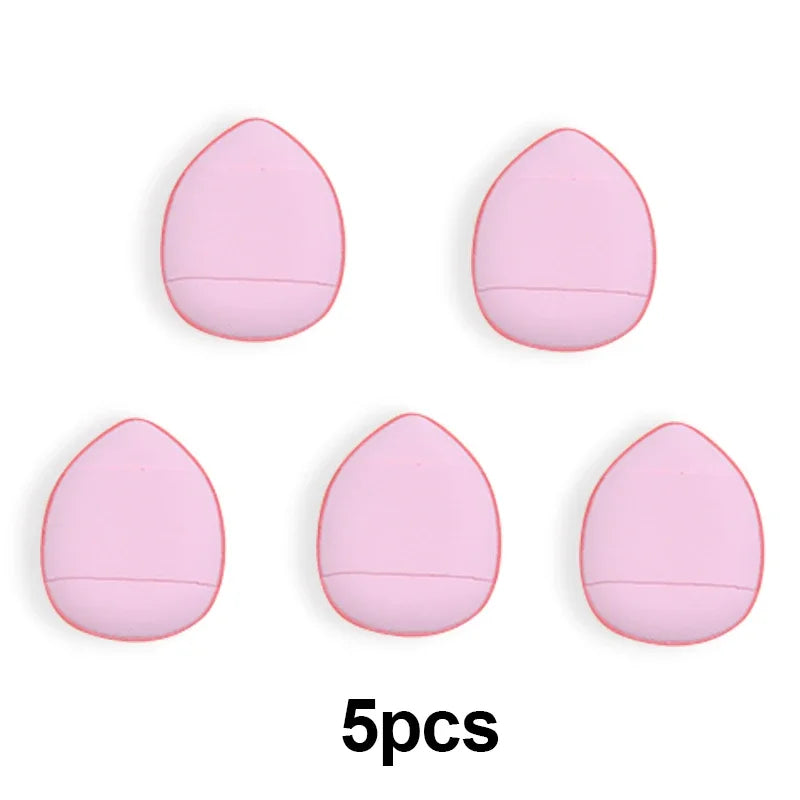 5/10Pcs Mini Finger Puff Foundation Small Air Cushion Powder Sponge Face Concealer BB Cream Cosmetic Applicator Makeup Tools RELUX.STORE