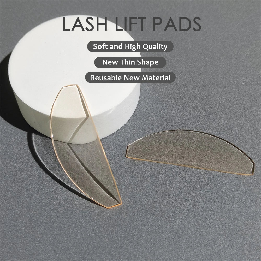 Libeauty 1 Pair Lash Softening Pads Silicone Eyelash Perm Pads Lashes Rods Shield Lifting Eyelash Accessories Makeup Tools RELUX.STORE