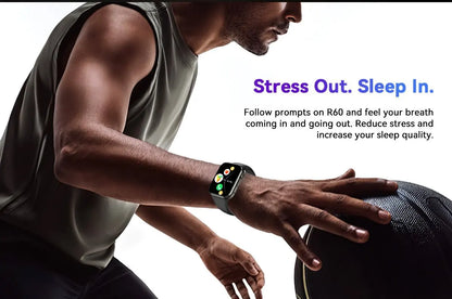 [World Premiere] Blackview Smartwatch R60 Watch 1.96'' AMOLED Display 800mAh Bluetooth Phone Calls Health and Fitness Tracking
