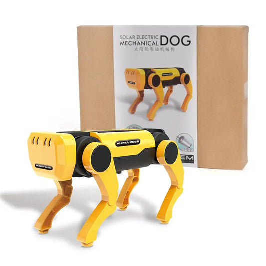 Robot Dog Science Experiment Kits Solar Powered Puppy for Kids DIY Educational Stem Toys  Children Christmas Gifts RELUX.STORE